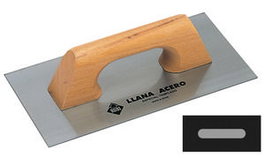 Rubi Llana de acero con mango de madera cerrado 30 x 15 cm