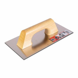 Rubi Llana de acero inoxidable 30 cm con mango de madera