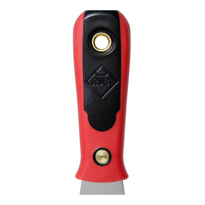 Rubi Espátula 73909 Inox 40 mm Acero Inoxidable Mango Bimaterial Flex