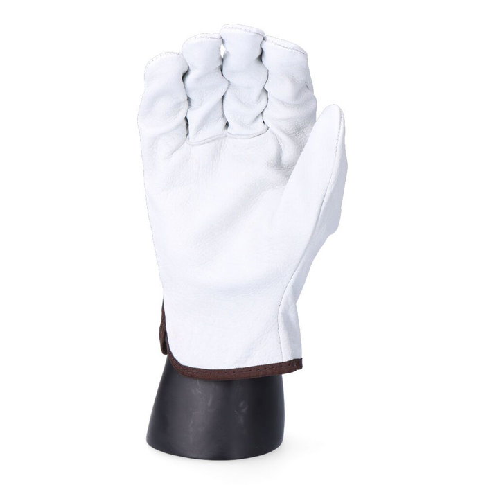 Edm Guante de cuero flor conductor natural talla 9 Edm Guante de cuero flor conductor natural talla 9