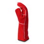 Edm Guante de piel de serraje para soldadura T-10 Rojo