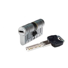 Ifam Cilindro Iridium M IRM3030NC Níquel 60mm (30+30mm) Leva Corta 13mm con 5 Llaves de Seguridad Doble Antibumping Antitaladro Antiganzúa Alta Calidad Perfil Europeo