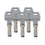 Ifam Cerrojo CS88SC M50 Cromo Satinado con Cilindro de 50 mm