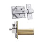 Ifam Cerrojo CS88SC M50 Cromo Satinado con Cilindro de 50 mm