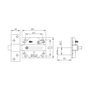 Ifam Cerrojo CS88SC M50 Cromo Satinado con Cilindro de 50 mm
