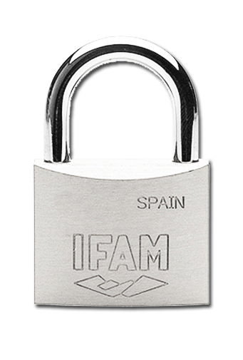 Ifam Candado Inox 40 de acero inoxidable 40mm con 2 llaves