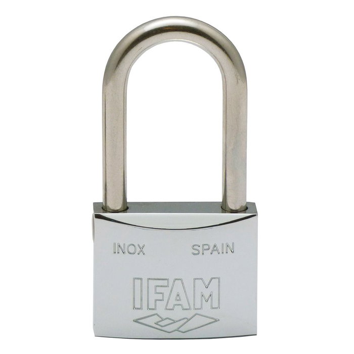 Ifam Candado Inoxidable 50al 50mm Arco Largo con 2 Llaves Ifam Candado Inoxidable 50al 50mm Arco Largo con 2 Llaves