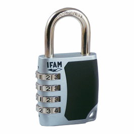 Ifam Candado de combinación C45s de zinc 44,5 mm con arco de 6,3 mm
