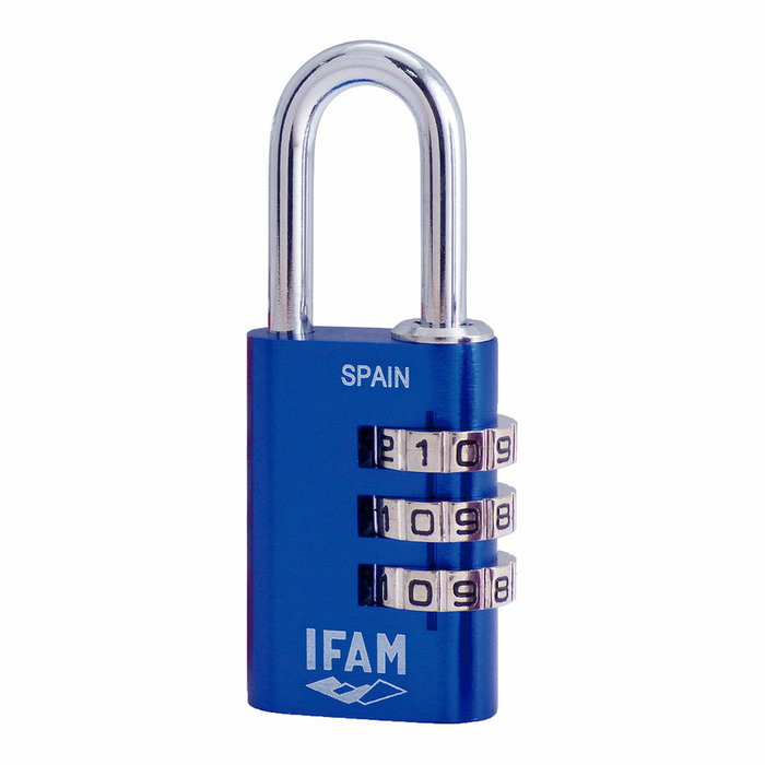 Ifam Combi30 azul Candado de combinación 30 mm Ifam Combi30 azul Candado de combinación 30 mm