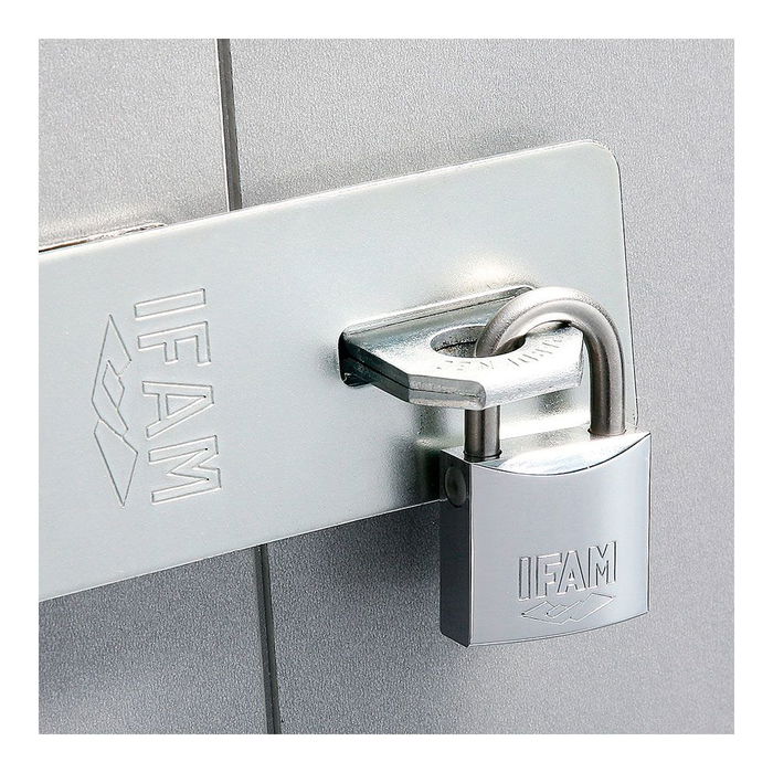 Ifam Portacandado PC430 Acero 131x47mm Ø13mm con Tornillos Ocultos y Sujeción Endurecida para Máxima Seguridad