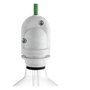 Portalámparas para exterior E27 blanco IP65 con gel aislante