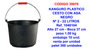 Rubi Cesto de plástico Lightbuck nº.2 de 20 l en Negro