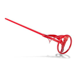 Rubi Mezclador Líquidos L-100 R65934 Varilla Mezcladora Hélice Ø100 mm Hexagonal para Taladros Pinturas Adhesivos Resinas Cementosos