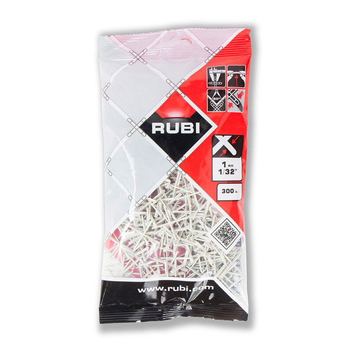 Rubi R2911 Crucetas Juntas 1mm para Cerámica (300 Unidades)
