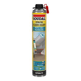 Soudal Espuma Proyectable Poliuretano Autoexpandible Monocomponente Pistola 700 ml