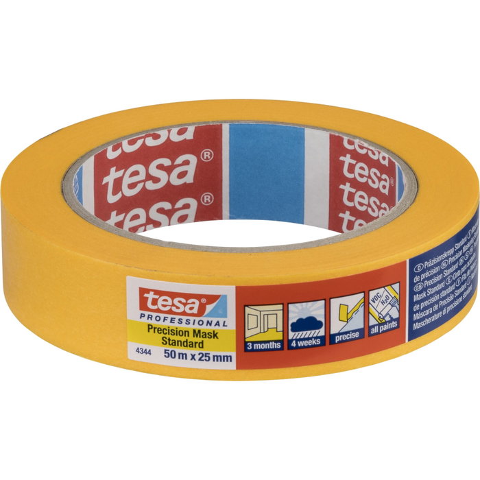 Tesa Precision Mask Standard 25 mm x 50 m Amarilla Tesa Precision Mask Standard 25 mm x 50 m Amarilla