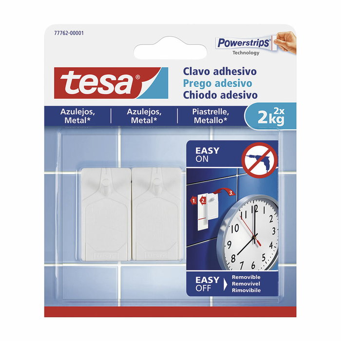 Tesa Clavo adhesivo para azulejos hasta 2kg Tesa Clavo adhesivo para azulejos hasta 2kg