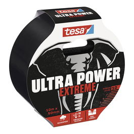 Tesa Ultra Power Extreme - Cinta Americana de Tejido, Alta Adhesión, Resistente al Agua y Temperaturas (-15°C a 90°C), 50 mm x 10 m, Modelo 56622-00000-00