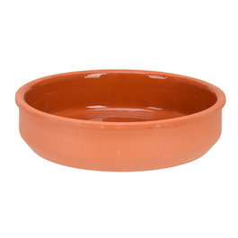 Excellent Houseware Set 2 Cazuelas para Aperitivos de Barro Color Terracota 450 ml ø15,5 x 3,8 cm Aptas Microondas Horno Lavavajillas