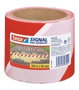 TESA Cinta de balizamiento no adhesiva Rojo/Blanco 80 mm x 100 m