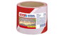 TESA Cinta de balizamiento no adhesiva Rojo/Blanco 80 mm x 100 m