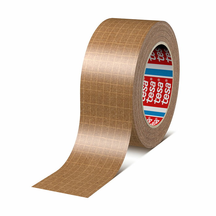 TESA Cinta de Embalaje de Papel Reforzada con Filamentos Marrón 25m x 50mm