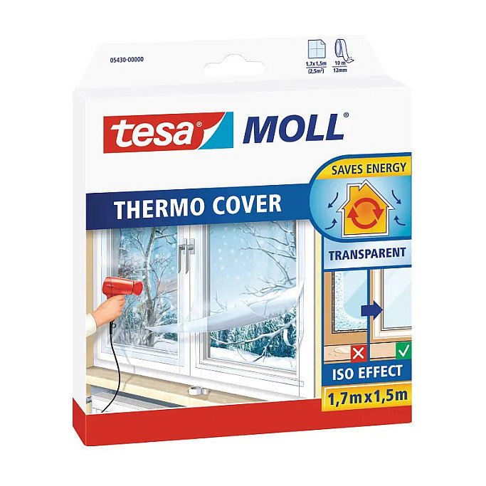 Tesa Thermo Cover Aislamiento para Ventanas 1,5 x 1,7 m Tesa Thermo Cover Aislamiento para Ventanas 1,5 x 1,7 m
