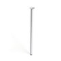Rei Pata Cilíndrica 401g para Mesa, Acero, Acabado Blanco, Ø3 x 70 cm, Sistema de Fijación Atornillado, Peso Máx. 150 kg