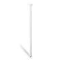 Rei Pata cilíndrica mod. 401g, Pata para muebles de acero, acabado blanco, Ø30 x 800 mm, peso máximo 150 kg, sistema de fijación atornillado, para mesas