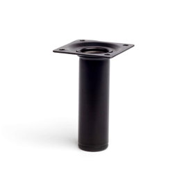Rei Pata cilíndrica mod. 401g de acero negro ø30 x 100 mm