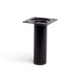 Rei Pata cilíndrica mod. 401g de acero negro ø30 x 100 mm
