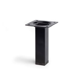 Rei Pata Cuadrada Acero Negro Mod.400g Dimensiones 2,5x2,5x10cm para Muebles Bajos