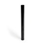 Rei Pata extensible cilíndrica modelo 406g, para muebles bajos, acero negro, Ø7.6 x 71 cm, altura 71 cm, soporta 80 kg