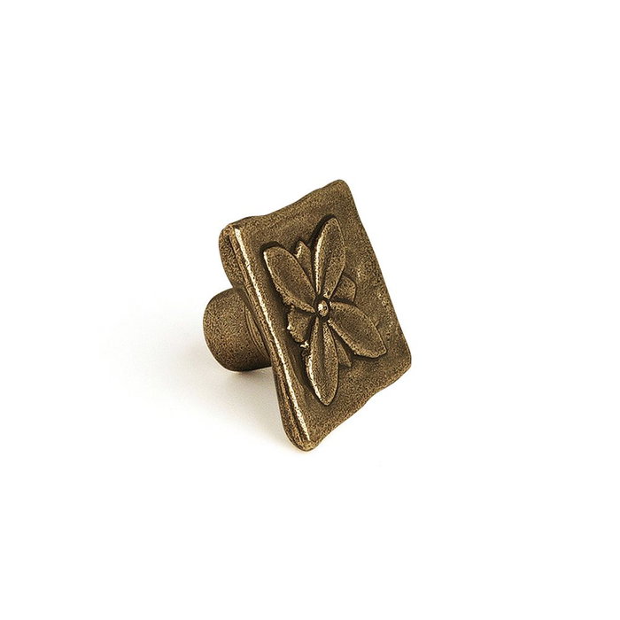 Rei Pomos Metálicos para Mueble Mod.1119 - Blister 4 Unidades, Acabado Cuero Viejo, Metal Zamak, 33x33mm Rei Pomos Metálicos para Mueble Mod.1119 - Blister 4 Unidades, Acabado Cuero Viejo, Metal Zamak, 33x33mm