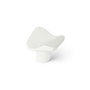 Rei 749 Blister 4 Pomos Metálicos Blanco Mate para Mueble Zamak 32x32mm