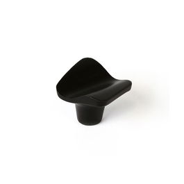 Rei Pomo Metálico para Mueble Mod. 749 Acabado Negro Mate Zamak 32x31mm Blister 4 Unidades