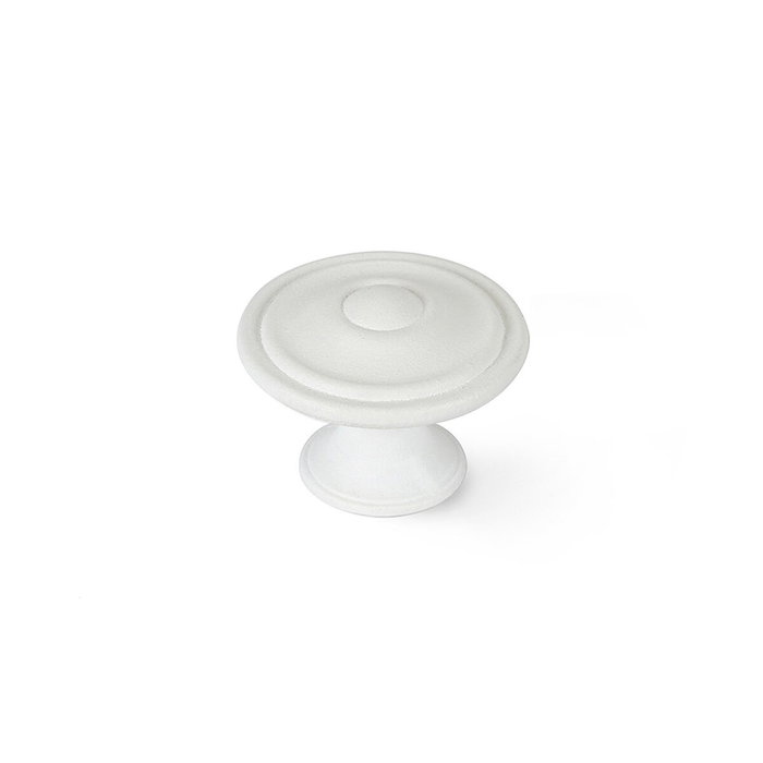 Rei Pomo para mueble modelo 3110 de zamak blanco poro ø35 mm (4 uds) Rei Pomo para mueble modelo 3110 de zamak blanco poro ø35 mm (4 uds)