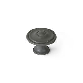 Rei Pomo Redondo para Mueble Mod. 3110 Ø35mm Zamak Acabado Gris Ceniza Pack 4 Unidades