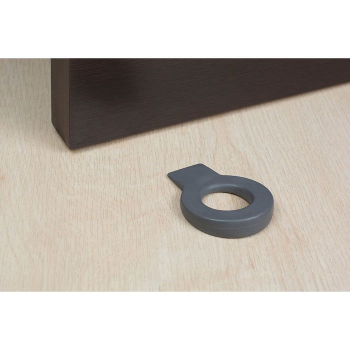 Rei Retenedor de cuña para puerta Lock Antracita. Protege paredes y puertas frente a impactos.