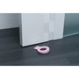 Rei Retenedor de cuña para puerta Lock 660 de plástico TPS rosa protege paredes y puertas