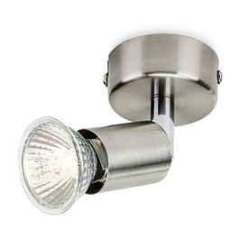 Philips Foco 1 elemento Limbali GU10 Cromo Mate Ø 8 x 13 cm (bombilla no incluida)