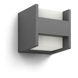 Philips Aplique LED Arbour 2x4,5W 800lm 4000K Antracita Pared