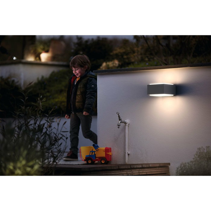 Philips Hedgehog Aplique de exterior Gris E27