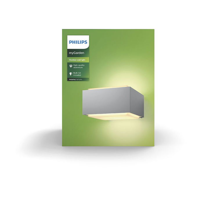 Philips Aplique LED E27 Hedgehog Gris 18,2 x 16 x 9,1 cm Philips Aplique LED E27 Hedgehog Gris 18,2 x 16 x 9,1 cm