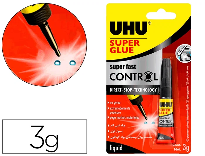 UHU Super Rápido Control 3 g