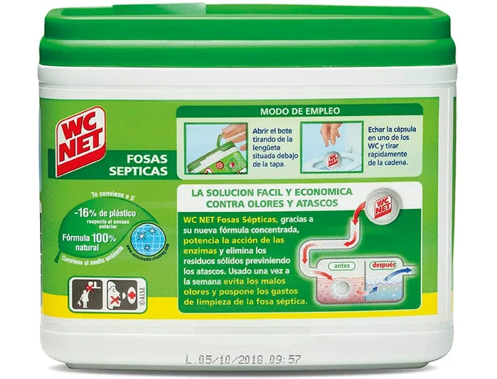 WC NET Fosas Sépticas 20 x 18 g WC NET Fosas Sépticas 20 x 18 g