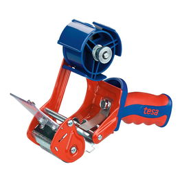 Tesa Dispensador de precinto 06400-00001-02 Comfort para cinta de embalaje de 50 mm Rojo / azul
