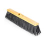 Universal Cepillo barrendero de fibra negra sin mango, 55 x 9 x 15 cm