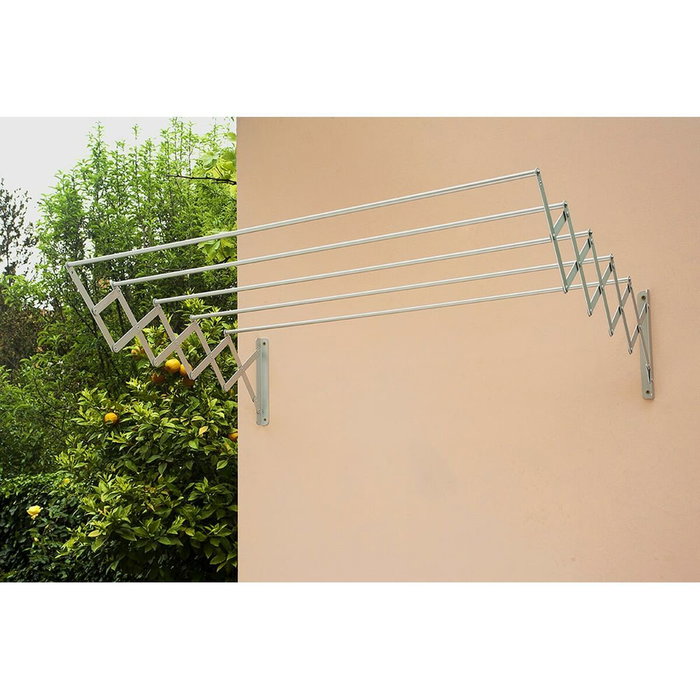 Fepre Tendedero de pared de aluminio con 120 cm de tendido Fepre Tendedero de pared de aluminio con 120 cm de tendido
