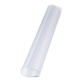 Micel TR 18525 Perfil de Burbuja para Mampara PVC Transparente 2m 10.2x20mm (para Cristal 6-8mm)